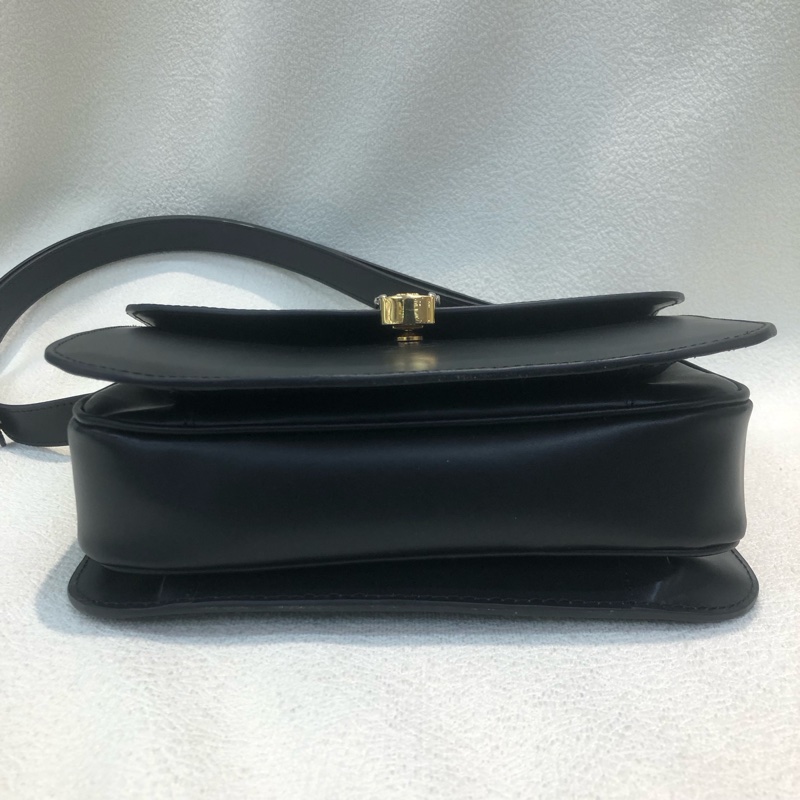 CELINE 深咖啡色 Vintage 單肩包XB565-7