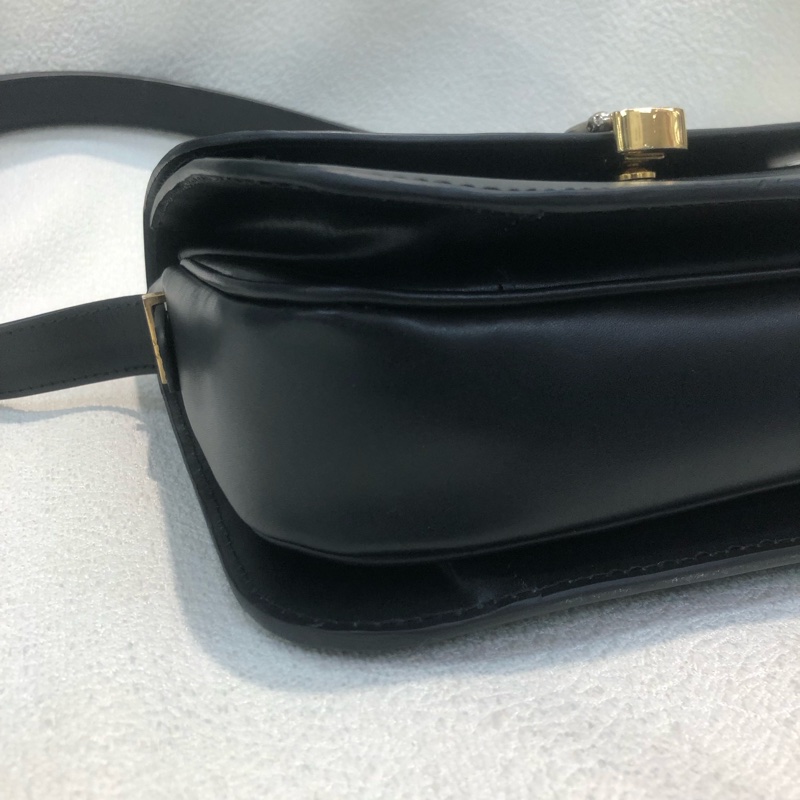 CELINE 深咖啡色 Vintage 單肩包XB565-8