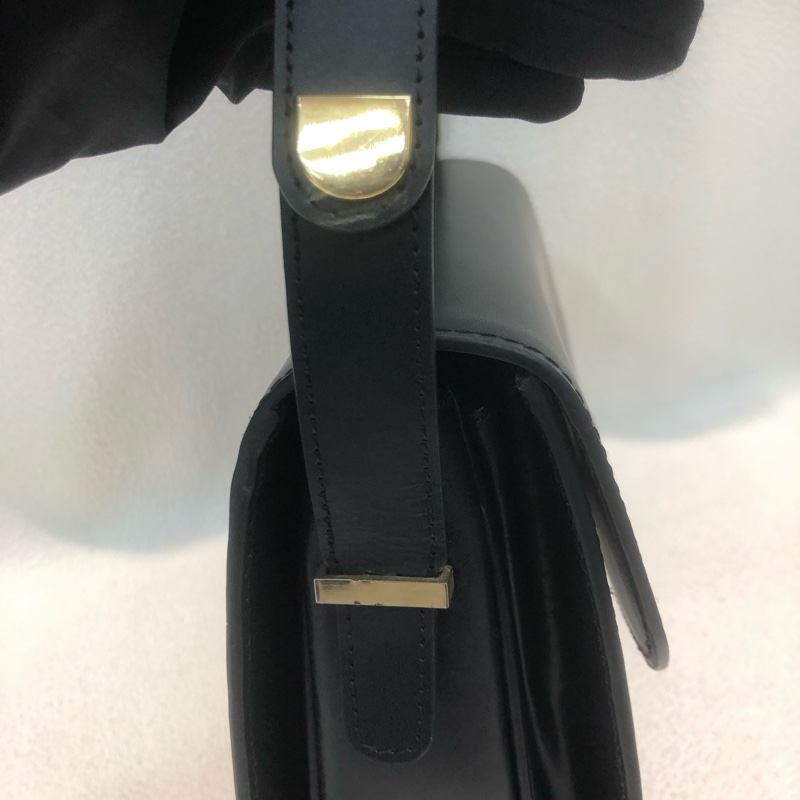 CELINE 深咖啡色 Vintage 單肩包XB565-19