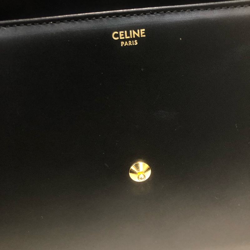 CELINE 深咖啡色 Vintage 單肩包XB565-23
