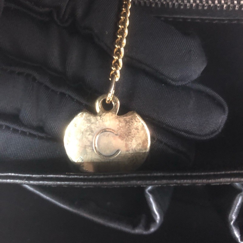 CELINE 深咖啡色 Vintage 單肩包XB565-25