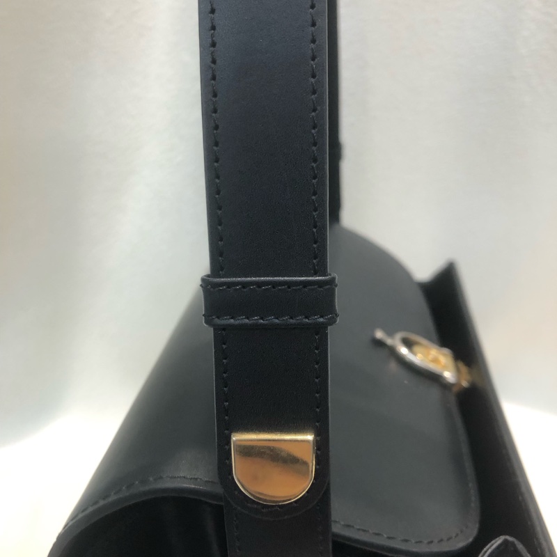 CELINE 深咖啡色 Vintage 單肩包XB565-26