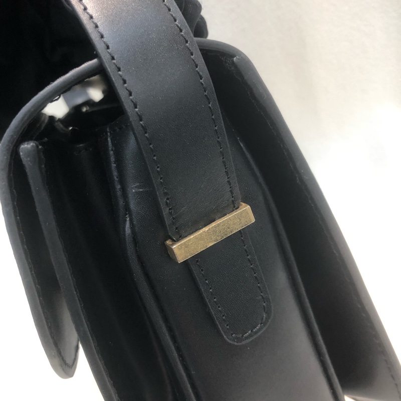 CELINE 深咖啡色 Vintage 單肩包XB565-39