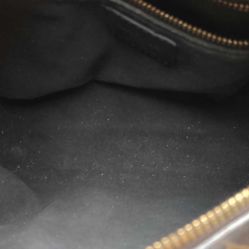 LOUIS VUITTON PETITEMALLESouple軟盒子黑色PVC老花肩背包-5