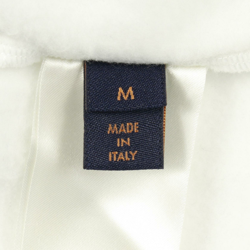 路易威登 Monogram 花卉刺繡衛衣，純棉材質，白色，二手，M 碼-4