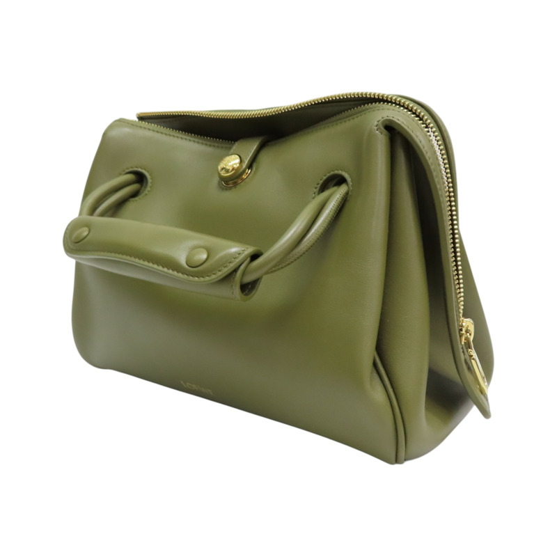橄欖綠 牛皮 Small Madrid 兩用包【LOEWE 羅威】 CIL0011290889-2