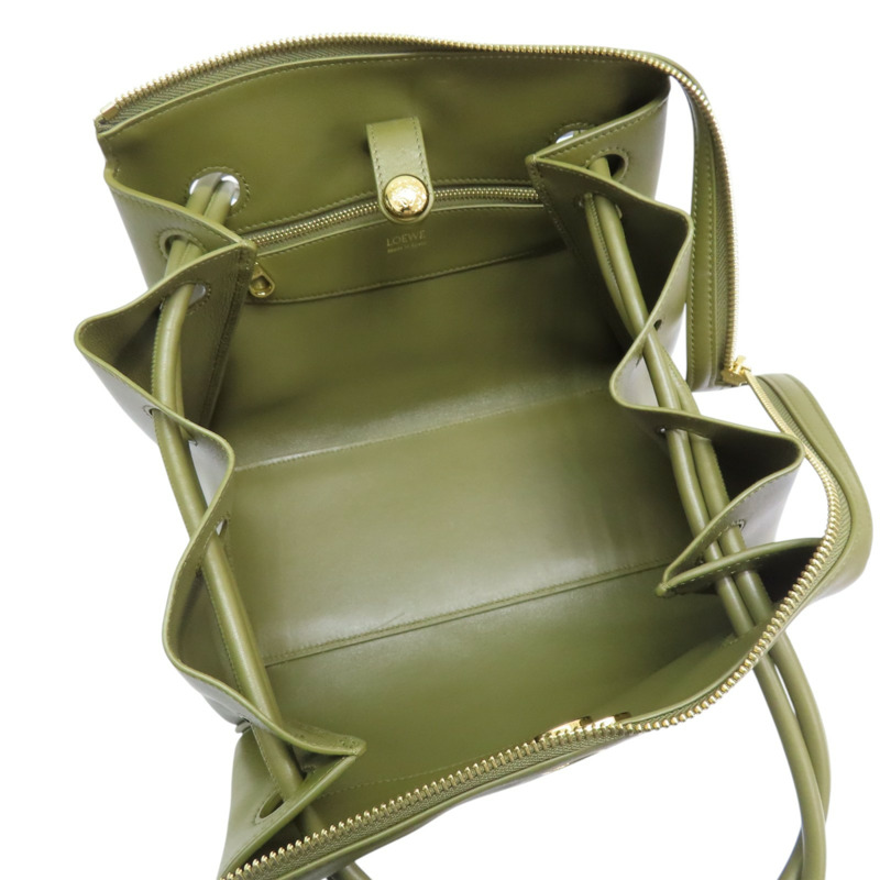 橄欖綠 牛皮 Small Madrid 兩用包【LOEWE 羅威】 CIL0011290889-4