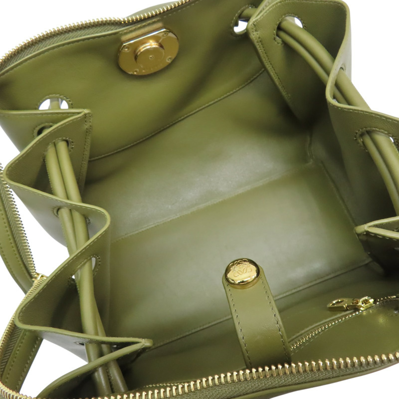 橄欖綠 牛皮 Small Madrid 兩用包【LOEWE 羅威】 CIL0011290889-6