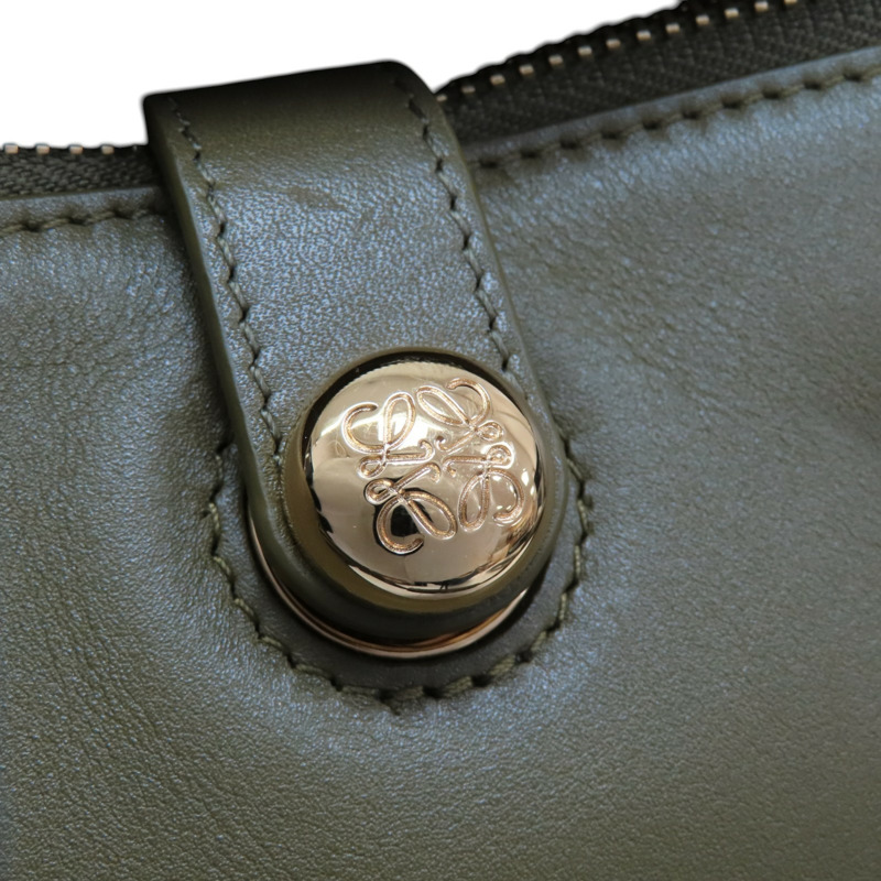 橄欖綠 牛皮 Small Madrid 兩用包【LOEWE 羅威】 CIL0011290889-10
