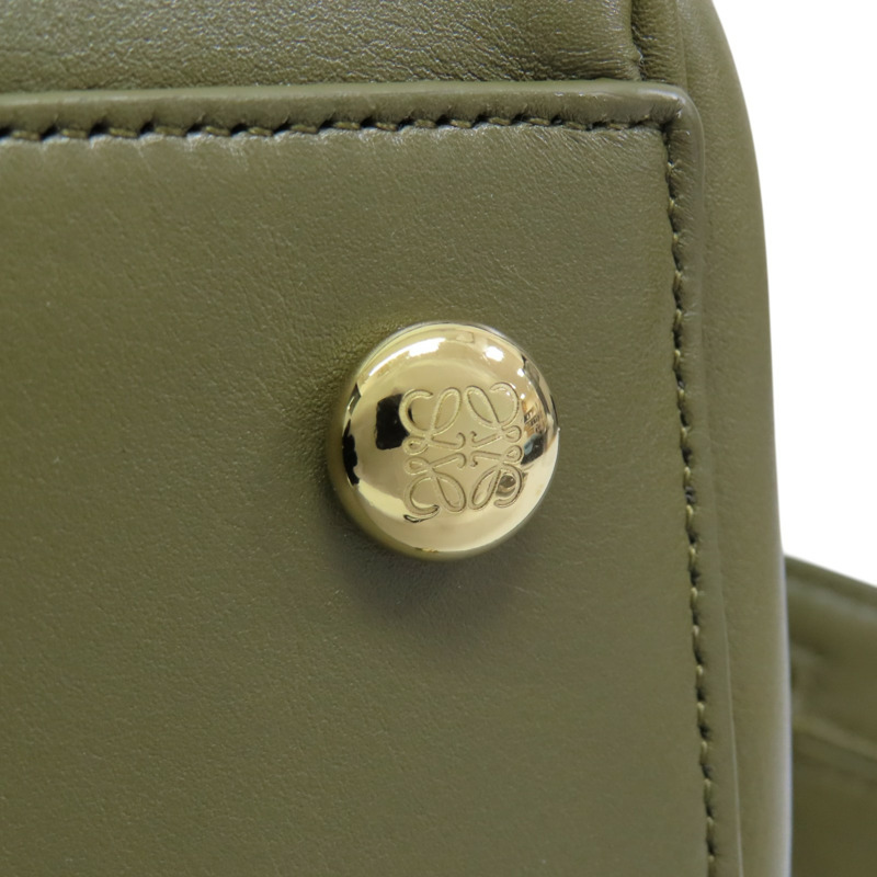 橄欖綠 牛皮 Small Madrid 兩用包【LOEWE 羅威】 CIL0011290889-11