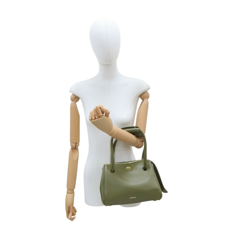 橄欖綠 牛皮 Small Madrid 兩用包【LOEWE 羅威】 CIL0011290889-12