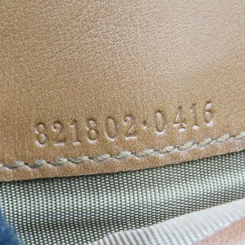 棕色 GG Supreme帆布 扣式 長夾【GUCCI 古馳】 821802-7