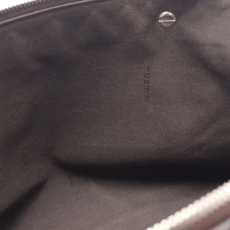 FENDI BY THE WAY 中型單肩斜背包,皮革材質,灰色/黑色,二手女款-4