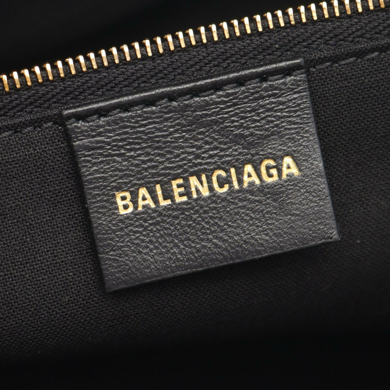 BALENCIAGA SIGNATURE SHOPPER M BB Monogram 帆布手提單肩包 702698 二手-3