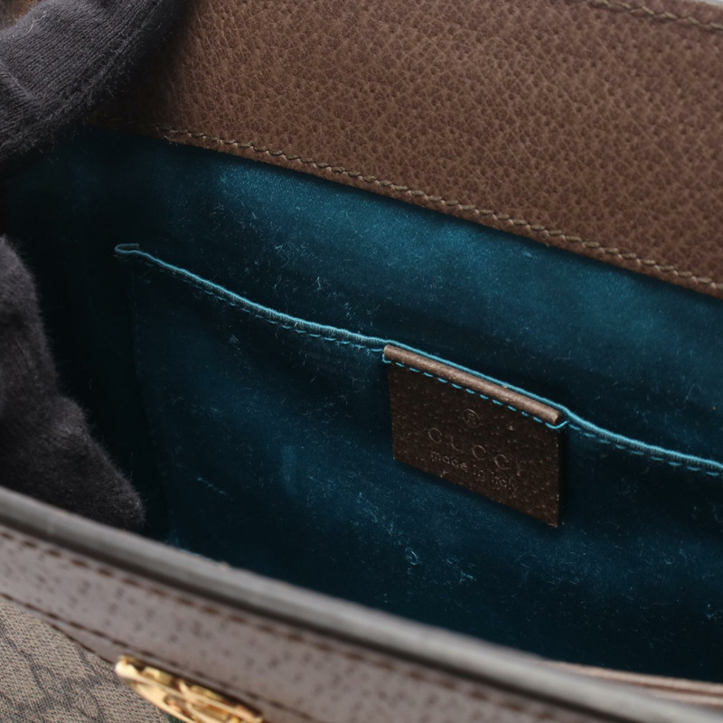 GUCCI Ophidia 小號 GG Supreme 鏈條單肩斜背包 503877 帆布 二手-4