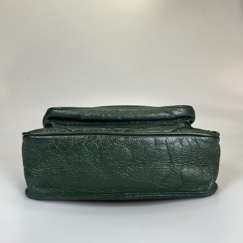 YSL 533037  深綠NIKI BABY單肩包-4