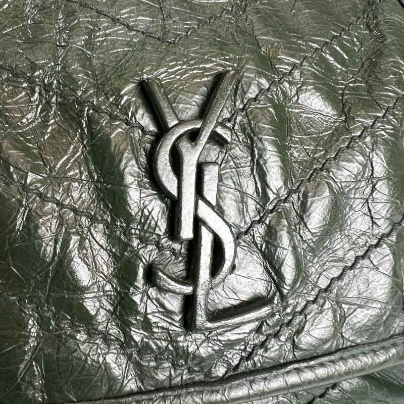 YSL 533037  深綠NIKI BABY單肩包-8