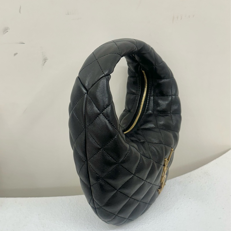 全新Ysl SAINT LAURENT Icarino 做舊古銅色飾件 羊皮 手提包 迷你mini 黑色black-1