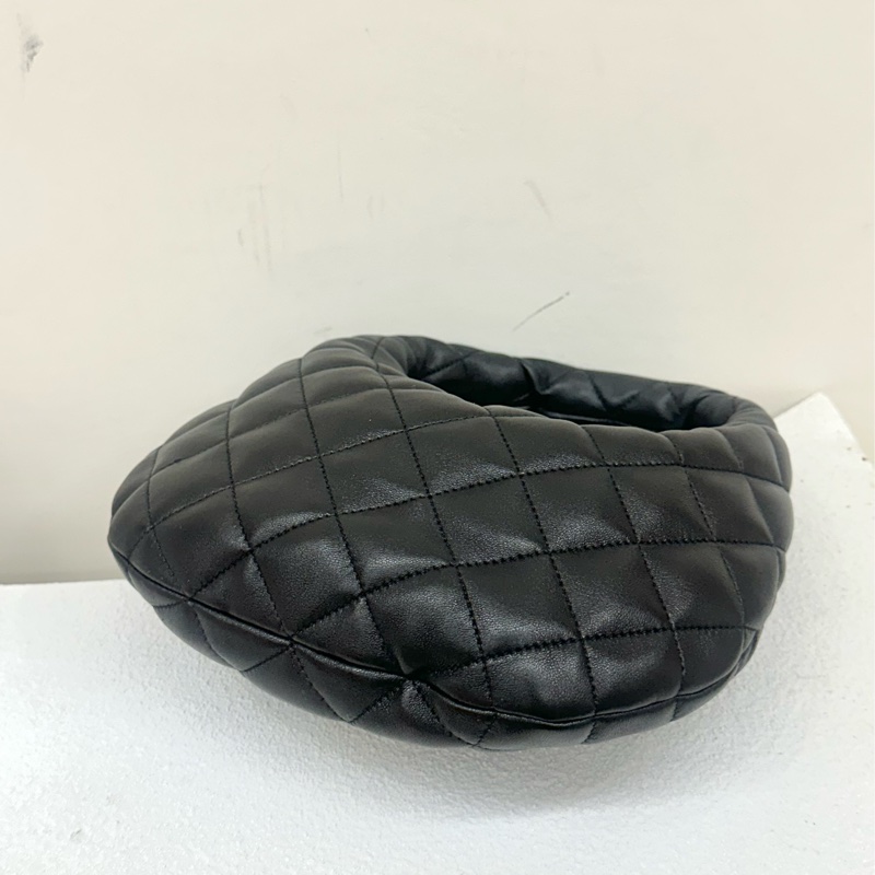 全新Ysl SAINT LAURENT Icarino 做舊古銅色飾件 羊皮 手提包 迷你mini 黑色black-3