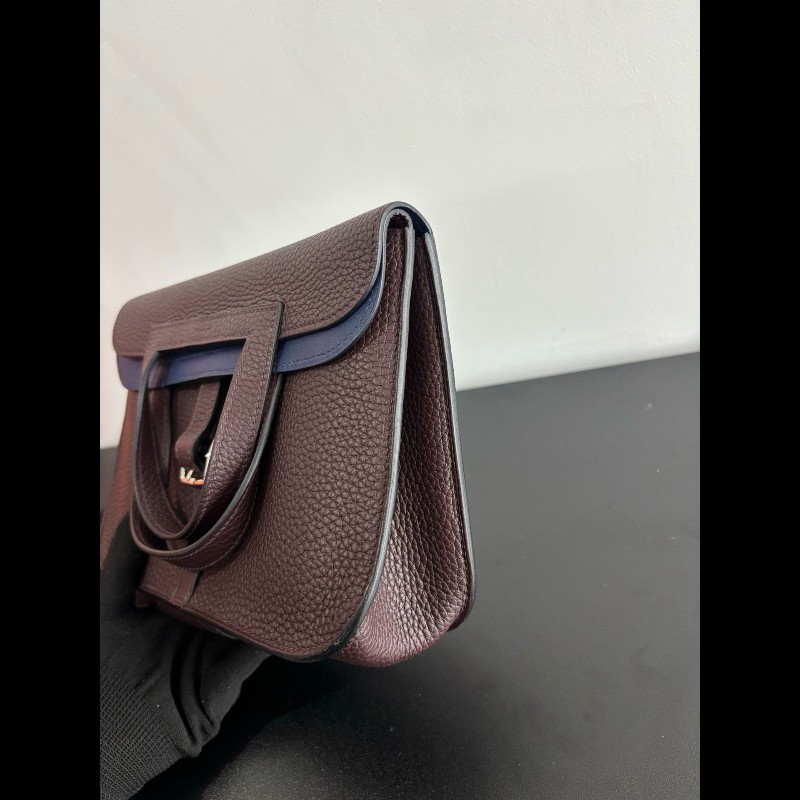 Hermes Halzan 25
馬鞍紅拼寶石藍-13