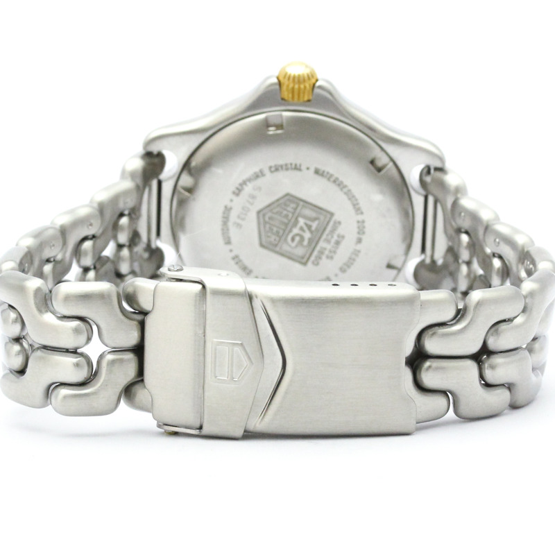 TAG HEUER SEL 200M 鍍金鋼自動腕錶 S87.013 拋光-4