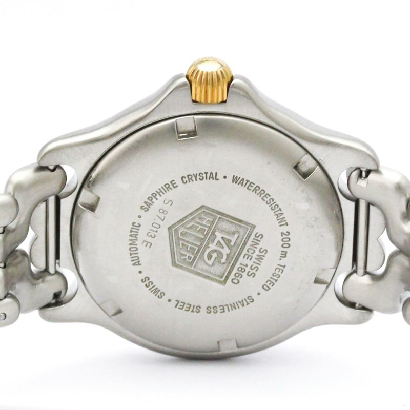 TAG HEUER SEL 200M 鍍金鋼自動腕錶 S87.013 拋光-6