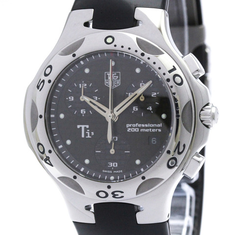 TAG HEUER Kirium Ti5 鈦金屬石英計時腕錶 CL1181 拋光