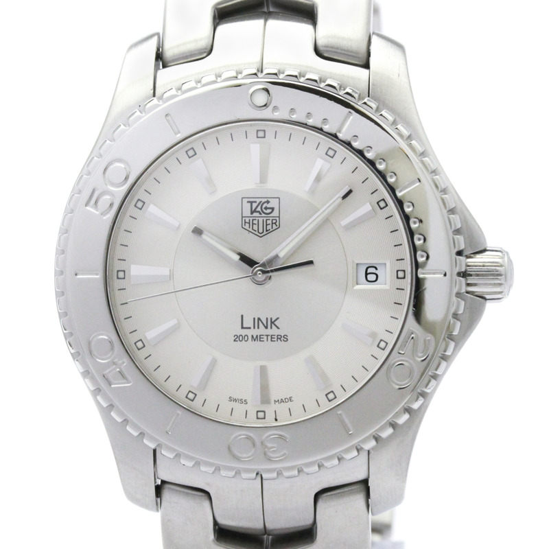 TAG HEUER 豪雅 Link 系列不鏽鋼石英男錶 WJ1111 拋光款-0