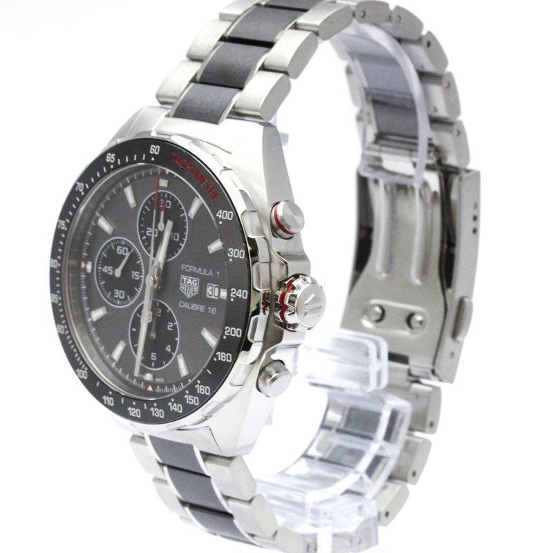 TAG HEUER 豪雅一級方程式 Calibre 16 計時陶瓷精鋼腕錶 CAZ2012 拋光-1