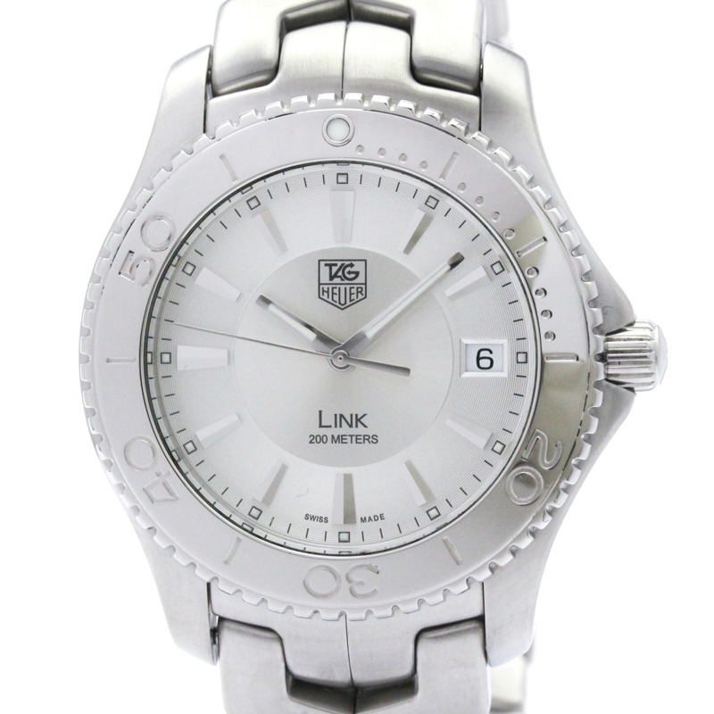TAG HEUER 豪雅 Link 系列不鏽鋼石英男錶 WJ1111 拋光款-0