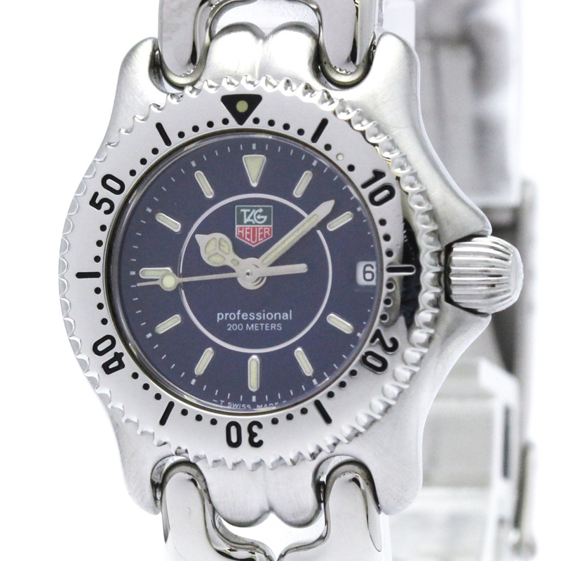 TAG HEUER Sel Professional 200米精鋼石英女錶 WG141A 拋光-0
