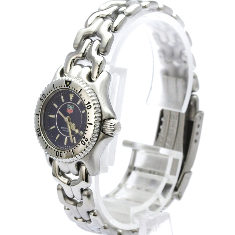 TAG HEUER Sel Professional 200米精鋼石英女錶 WG141A 拋光-1