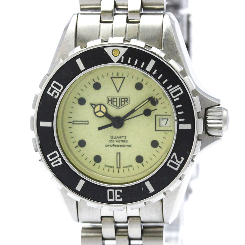 豪雅 TAG HEUER 1000 專業系列不鏽鋼石英男錶 980.108-0