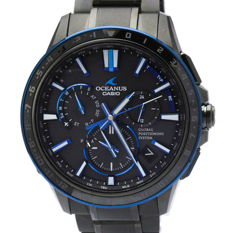 卡西歐 Oceanus GPS 電波控制太陽能鈦金屬手錶 OCW-G1200B-1AJF