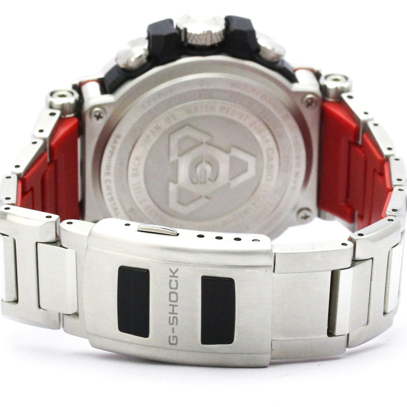 卡西歐 G-Shock MT-G 藍牙電波控制太陽能不鏽鋼男士手錶 MTG-B1000D-1AJF-4