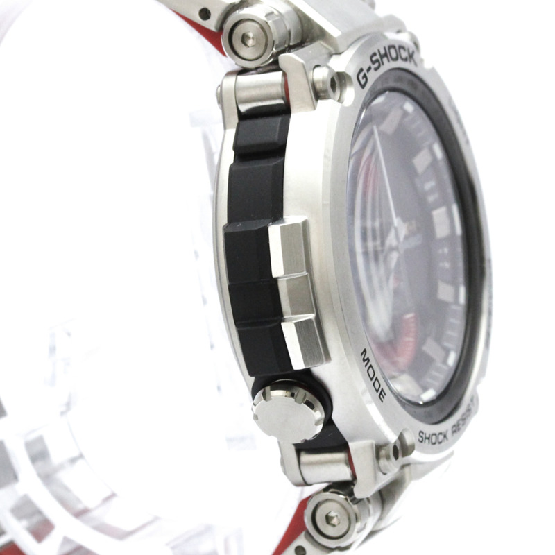 卡西歐 G-Shock MT-G 藍牙電波控制太陽能不鏽鋼男士手錶 MTG-B1000D-1AJF-7