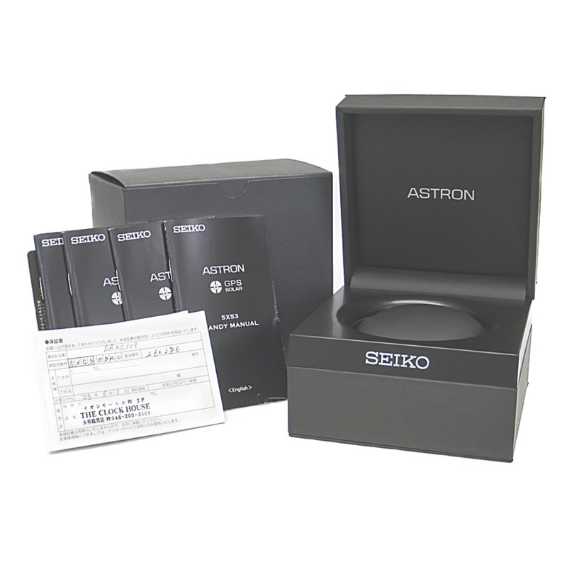 精工 Astron 太陽能 GPS 無線電波鈦金屬男士手錶 SBXC109(5X53-0BR0)-5