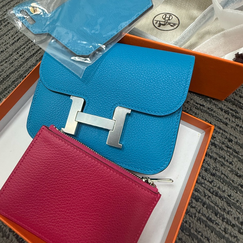 Hermes Constance slim 佛羅里達藍撞墨西哥粉 副廠背帶-0
