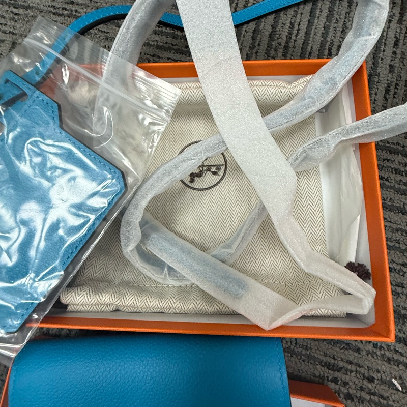 Hermes Constance slim 佛羅里達藍撞墨西哥粉 副廠背帶-1