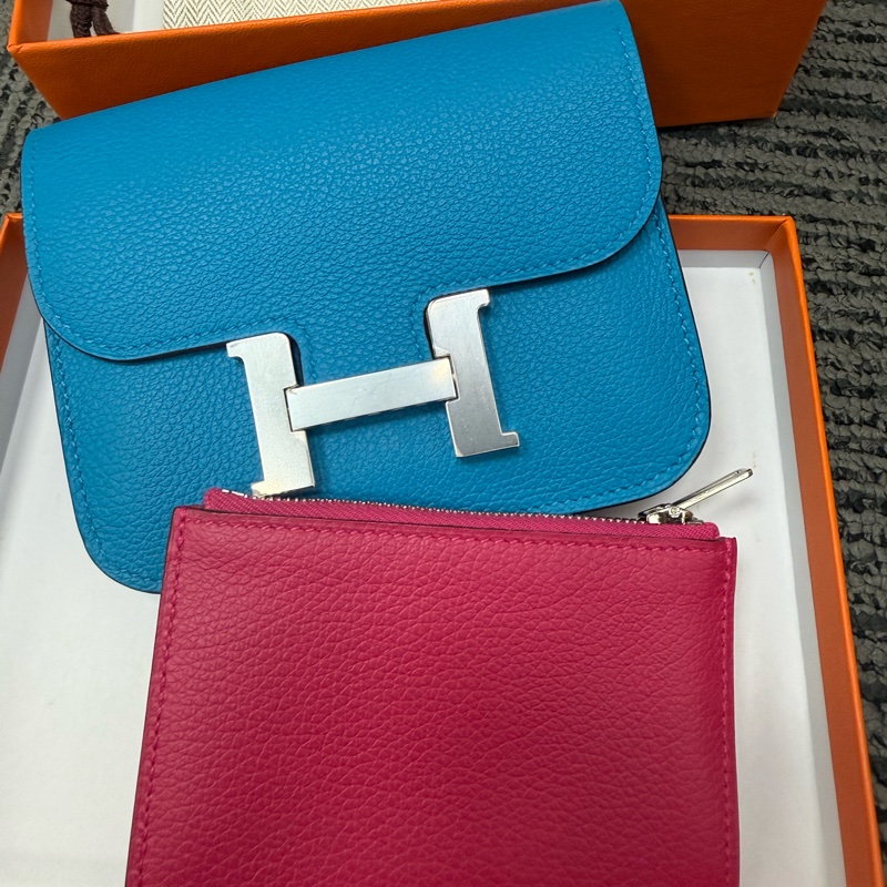 Hermes Constance slim 佛羅里達藍撞墨西哥粉 副廠背帶-3
