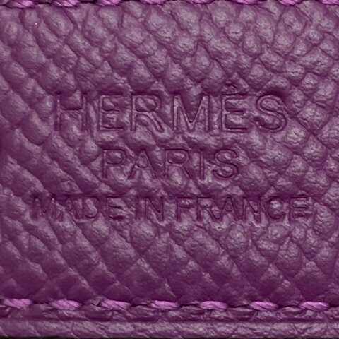 HERMES 愛馬仕 U刻印 H BELT 皮帶 80CM 紫×桃紅 雙色 金釦