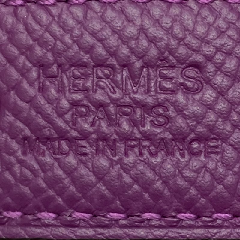 HERMES 愛馬仕 U刻印 H BELT 皮帶 80CM 紫×桃紅 雙色 金釦-3