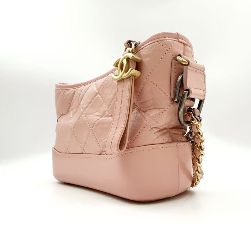 Chanel Pink Gabrielle Hobo Small Bag 粉色斜挎包-1