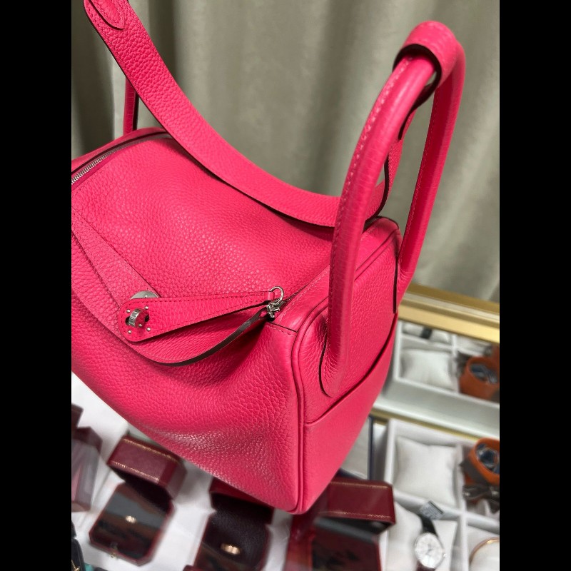 Hermes Lindy 26 極致粉-7