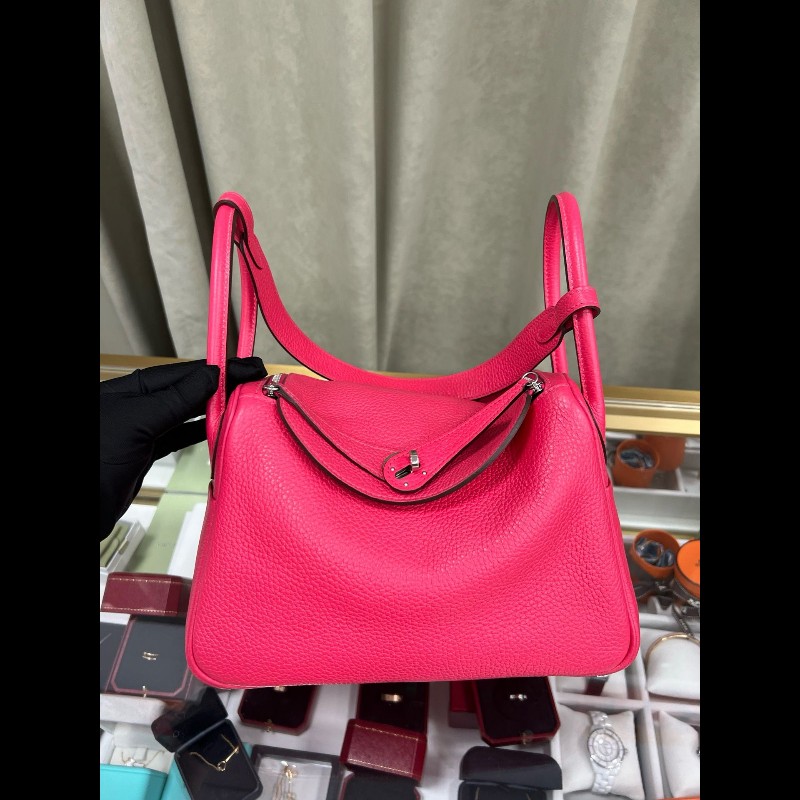 Hermes Lindy 26 極致粉-16