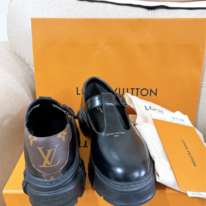 LV Squad Mary Jane 厚底樂福鞋-1