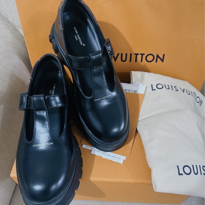 LV Squad Mary Jane 厚底樂福鞋-3