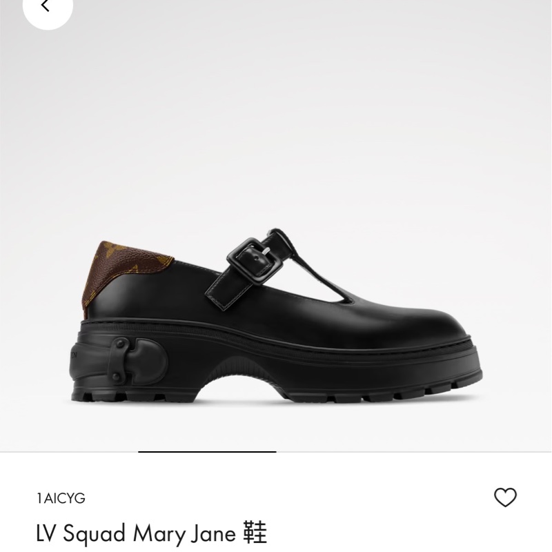 LV Squad Mary Jane 厚底樂福鞋-9