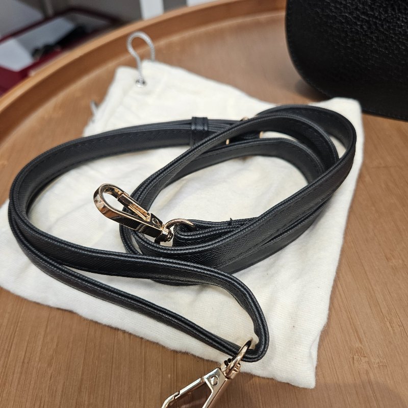 Gucci Vintage Bamboo bag 黑色竹節手挽肩背兩用袋-8