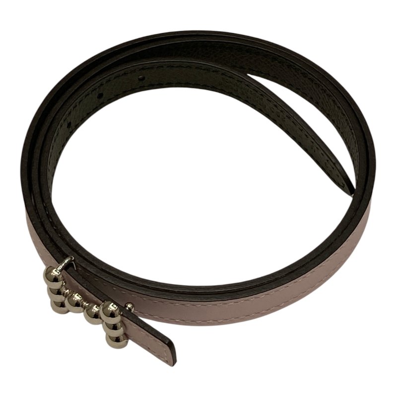 HERMES 愛馬仕 U刻 BELT 細皮帶 70CM 夢幻紫 銀釦-1